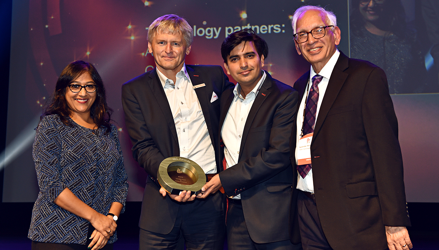 Aveco e ETV Bharat ganham o prêmio IBC Innovation Award 2019 na categoria Content Everywhere